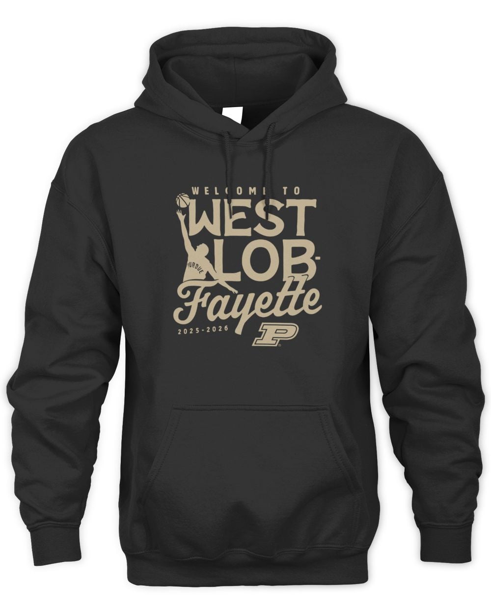 Purdue Men's Basketball Purdue West Lob Fayette Hoodie Sweatshirt
