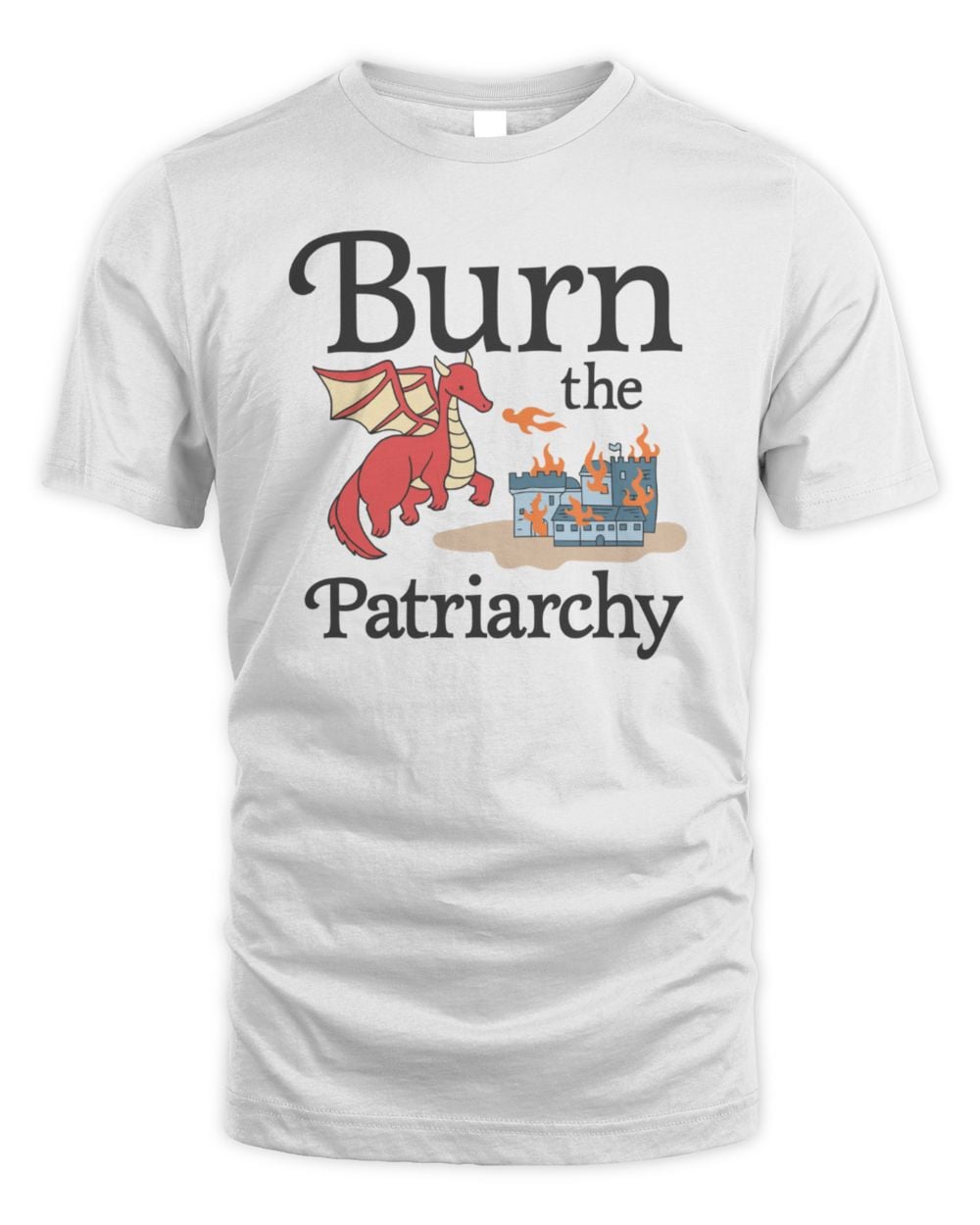 Burn The Patriarchy T-Shirt White