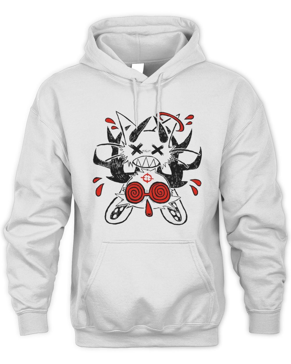Stomach Book Merch Bloody White Hoodie Sweatshirt