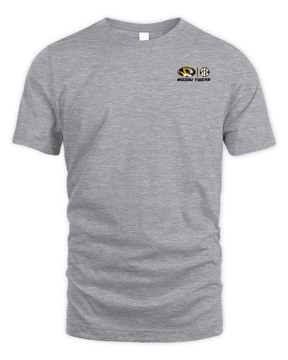 Mizzou Tigers SEC All Schools Oval Tiger Head Grey T-Shirts