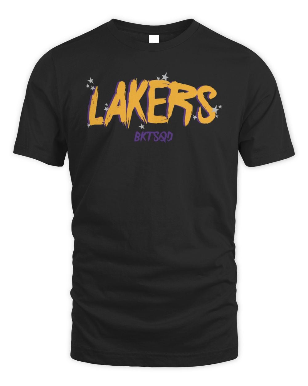 Official NBA X BKTSQD Los Angeles Lakers Black T-Shirt