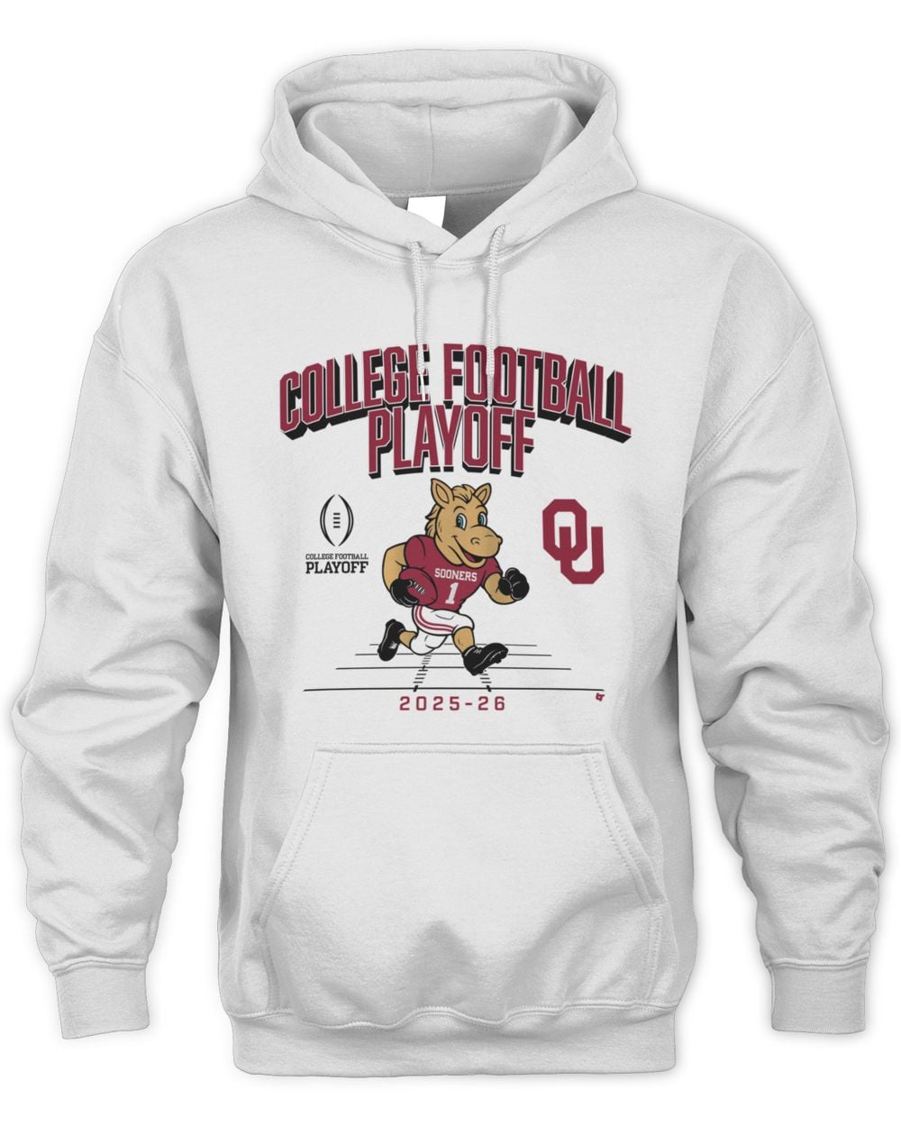 Oklahoma Sooners Football 2025 CFP Mascot Hoodie Sweatshirt