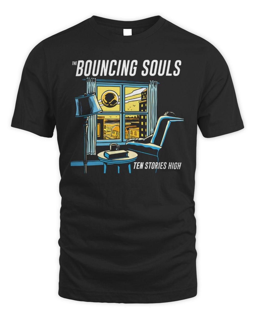 The Bouncing Souls Merchandise Ten Stories High Album T-Shirt