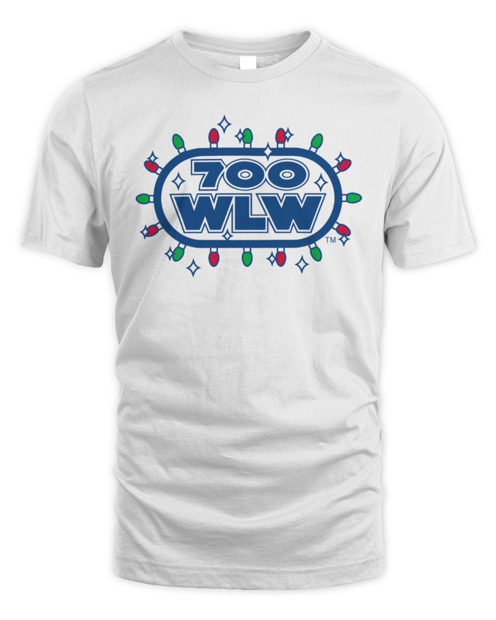 Cincy Shirts Shop 700 WLW Christmas Lights T-Shirt