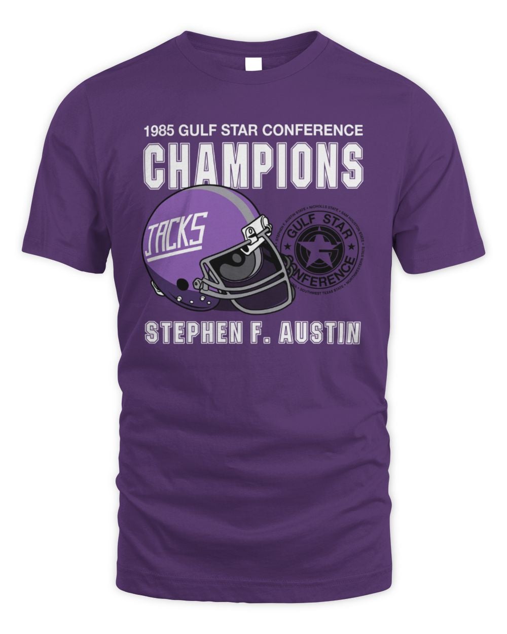 Stephen F. Austin Football 1985 Gulf Star Champs Tee