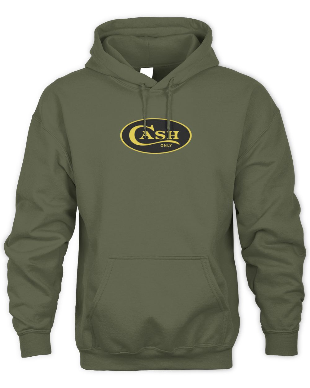 Green Cash Only Emblem Hoodie Sweatshirt