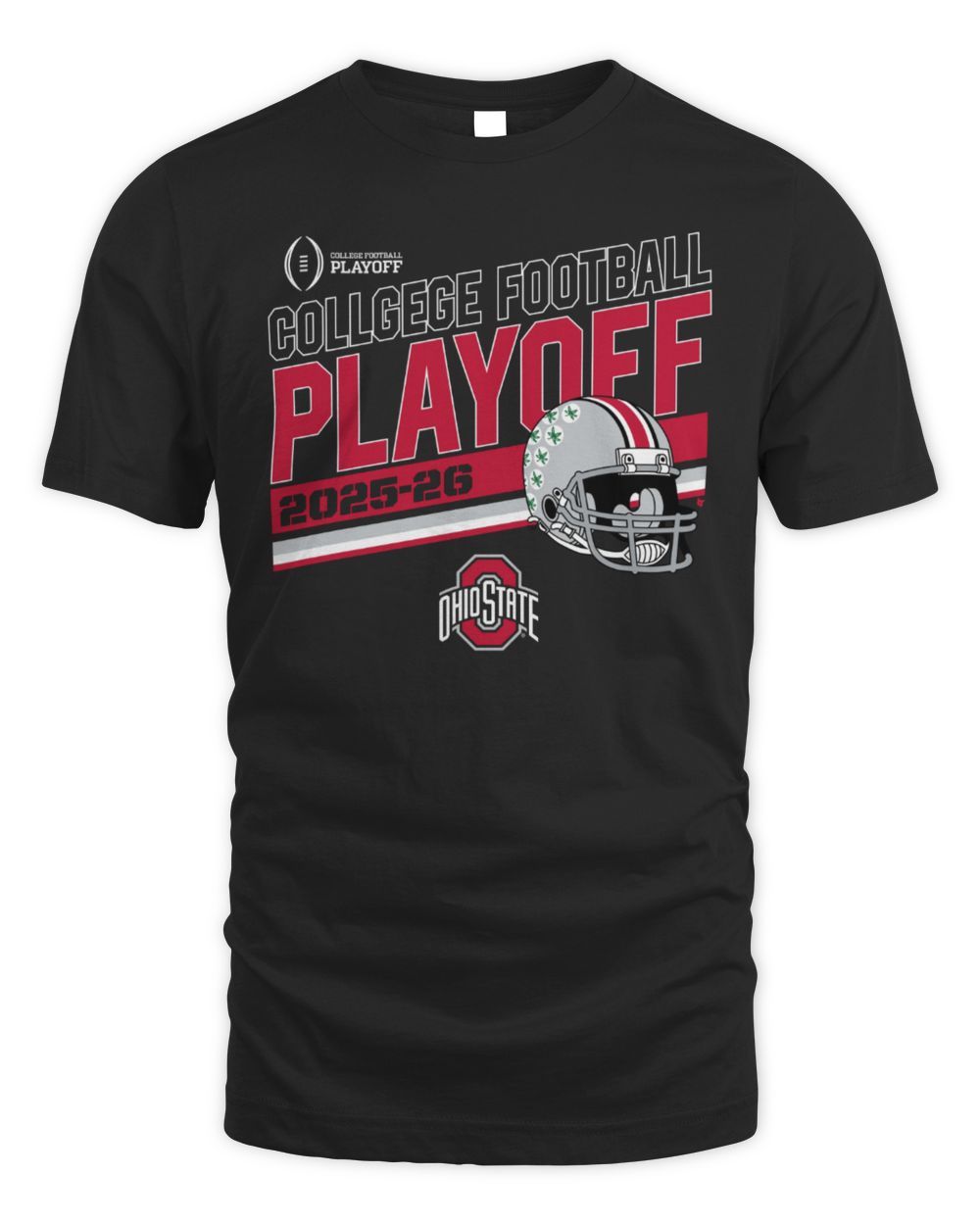 Ohio State Buckeyes Football 2025 CFP Stripe Shirt