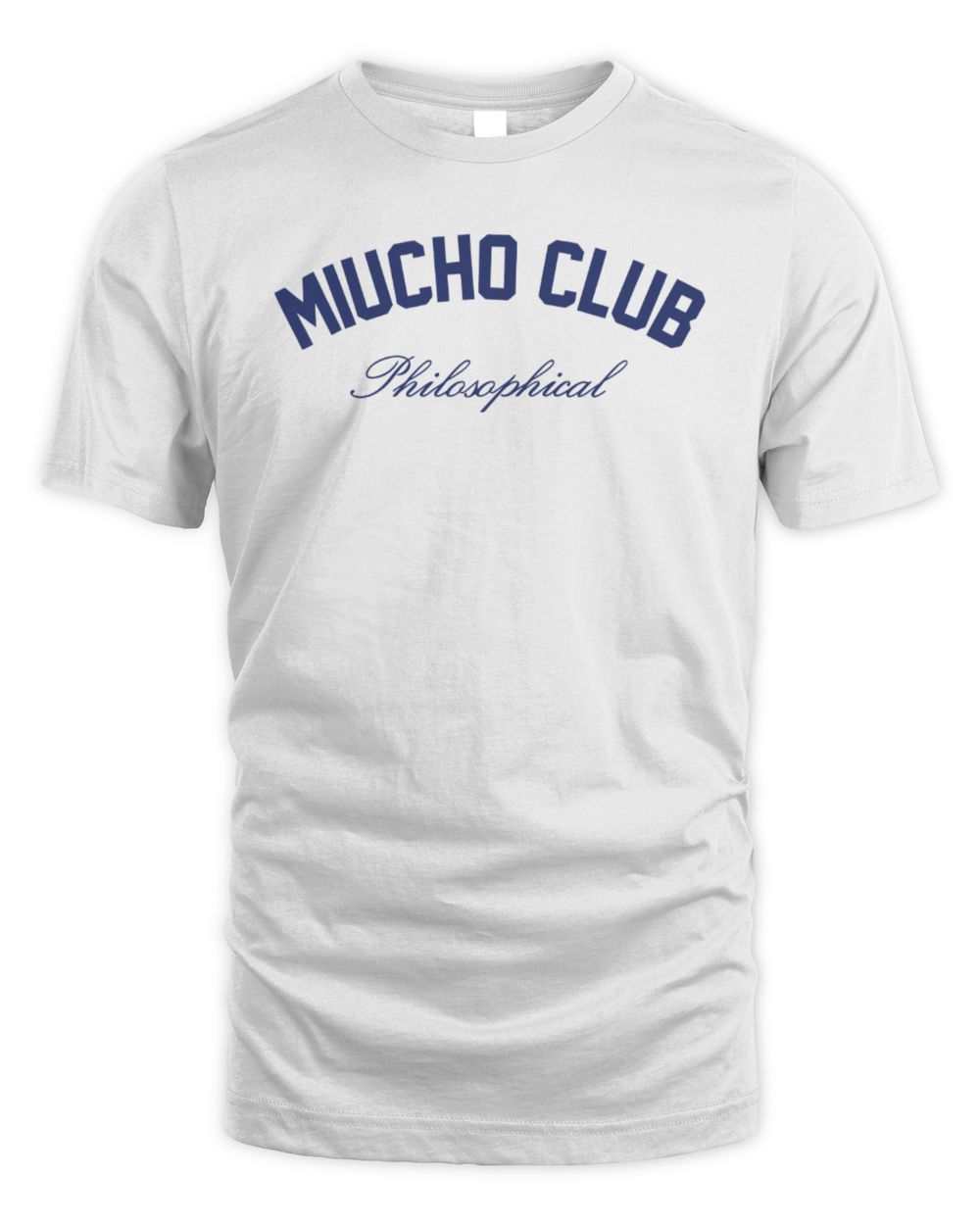 Miucho Club Philosophical White T-Shirt