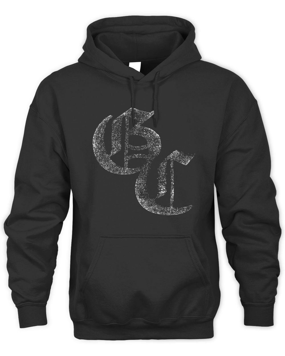 Black Good Charlotte Staggered GC Logo Hoodie