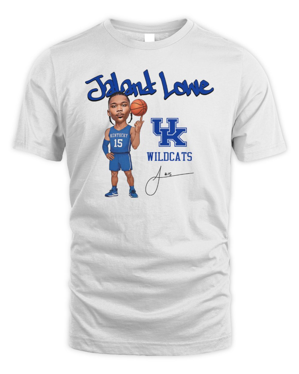 Jaland Lowe UK Wildcats Caricature T-Shirts