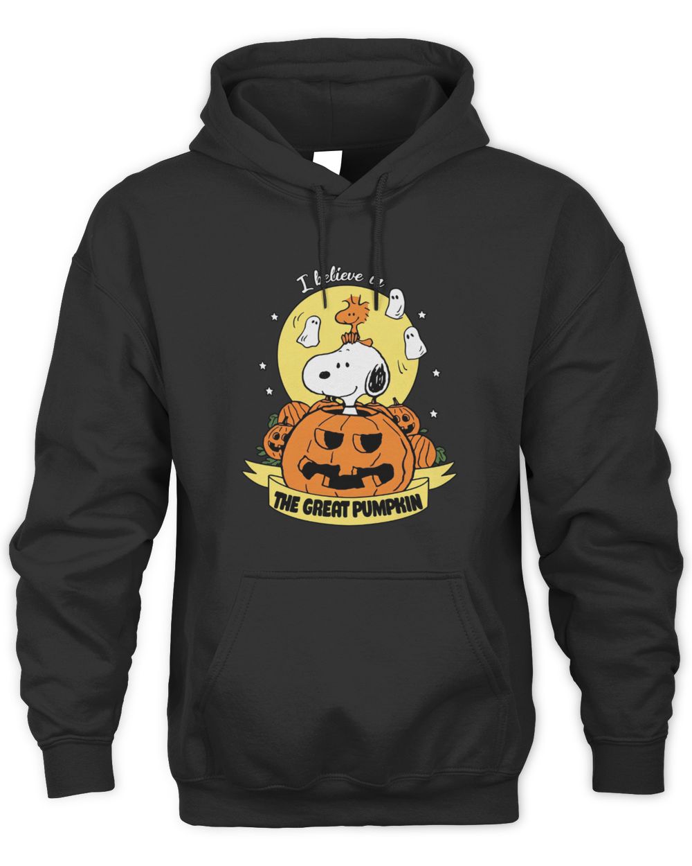 Parallel Store 90's The Great Pumpkin Vintage Black Hoodie