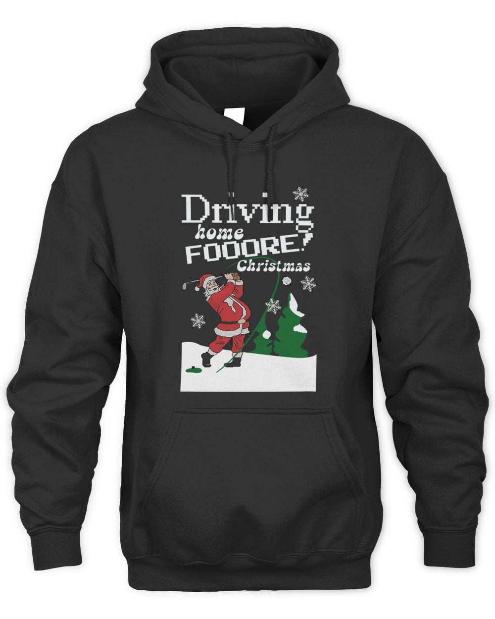 Driving Home Fooore Christmas Golf Christmas Hoodie