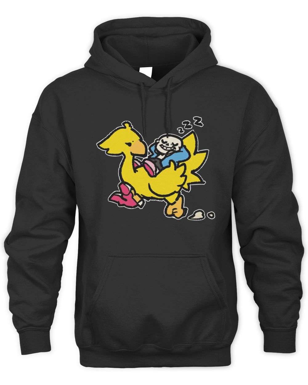 Undertale X Square Enix Sans And Chocobo Hoodie Sweatshirt