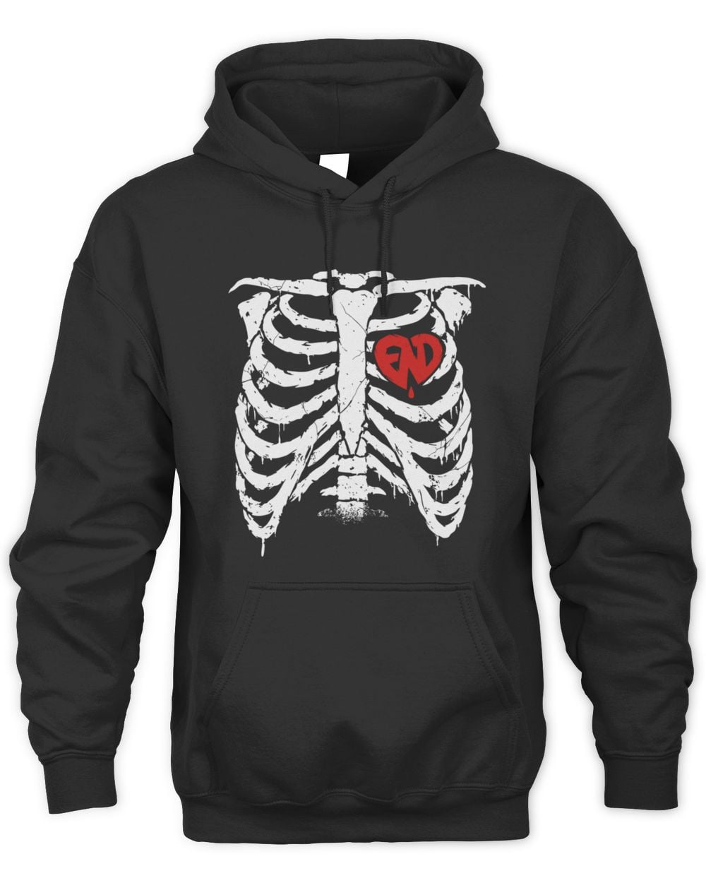 Emo's Not Dead Ribcage Hoodie Sweatshirt