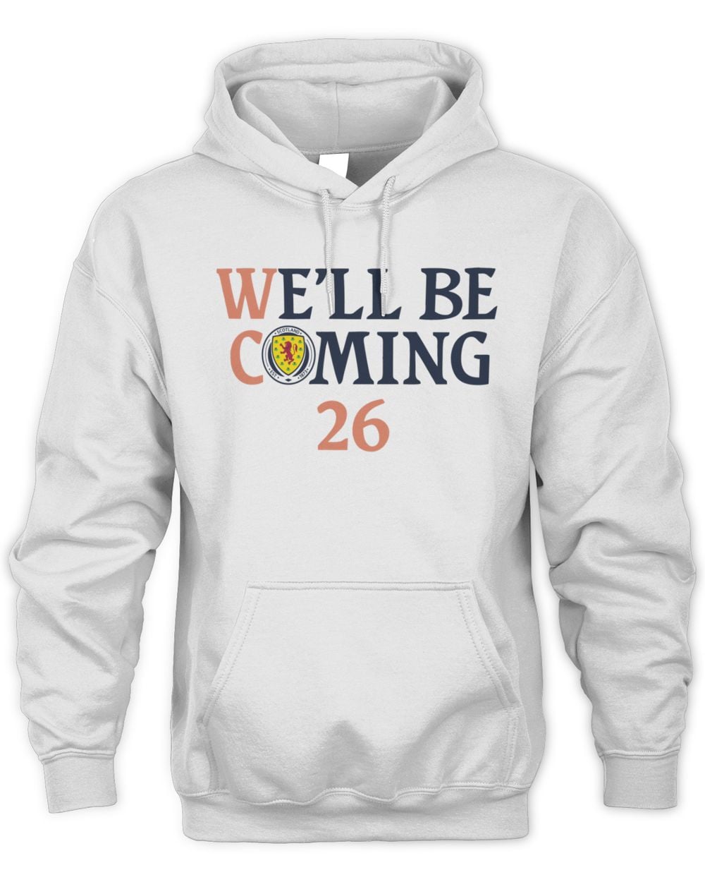 We’ll Be Coming 26 Scotland Fc From Scotland With Love Logo Hoodie Sweatshirt