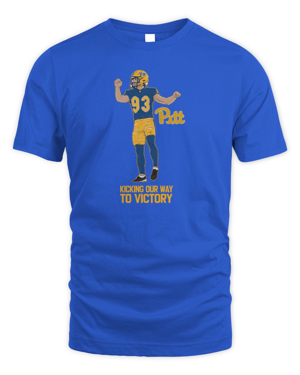 Pitt Football Trey Butkowski Kicking Our Way to Victory Tee Shirt