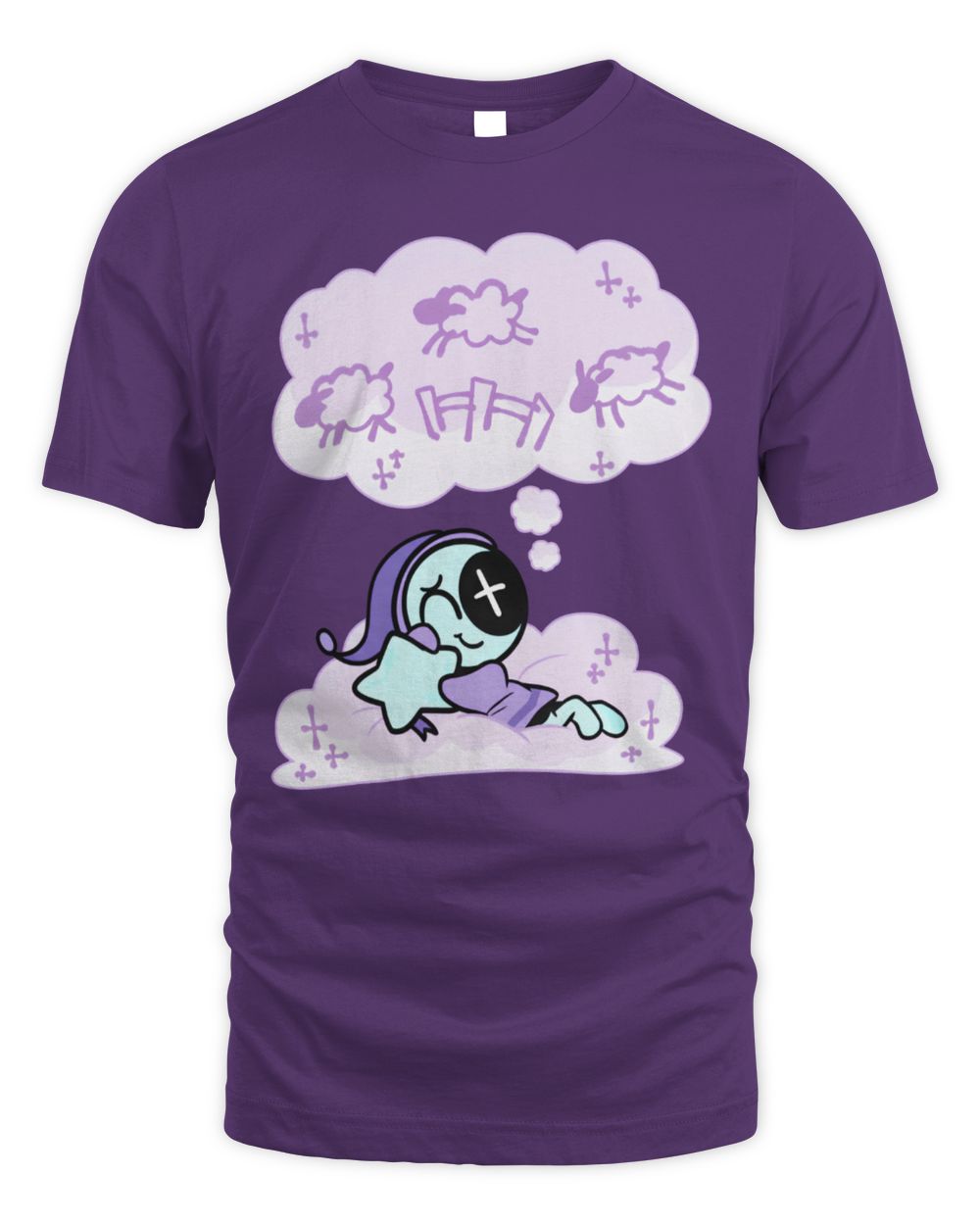Dandys World Merch Astro Dreaming Violet Tee