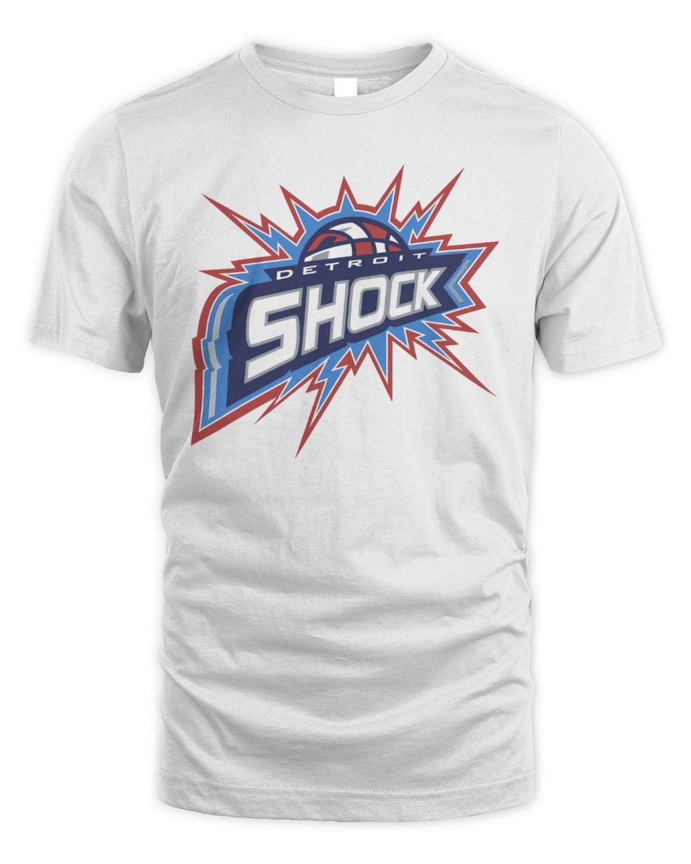 Detroit Shock Ash Primary Logo Short Sleeve T Shirt