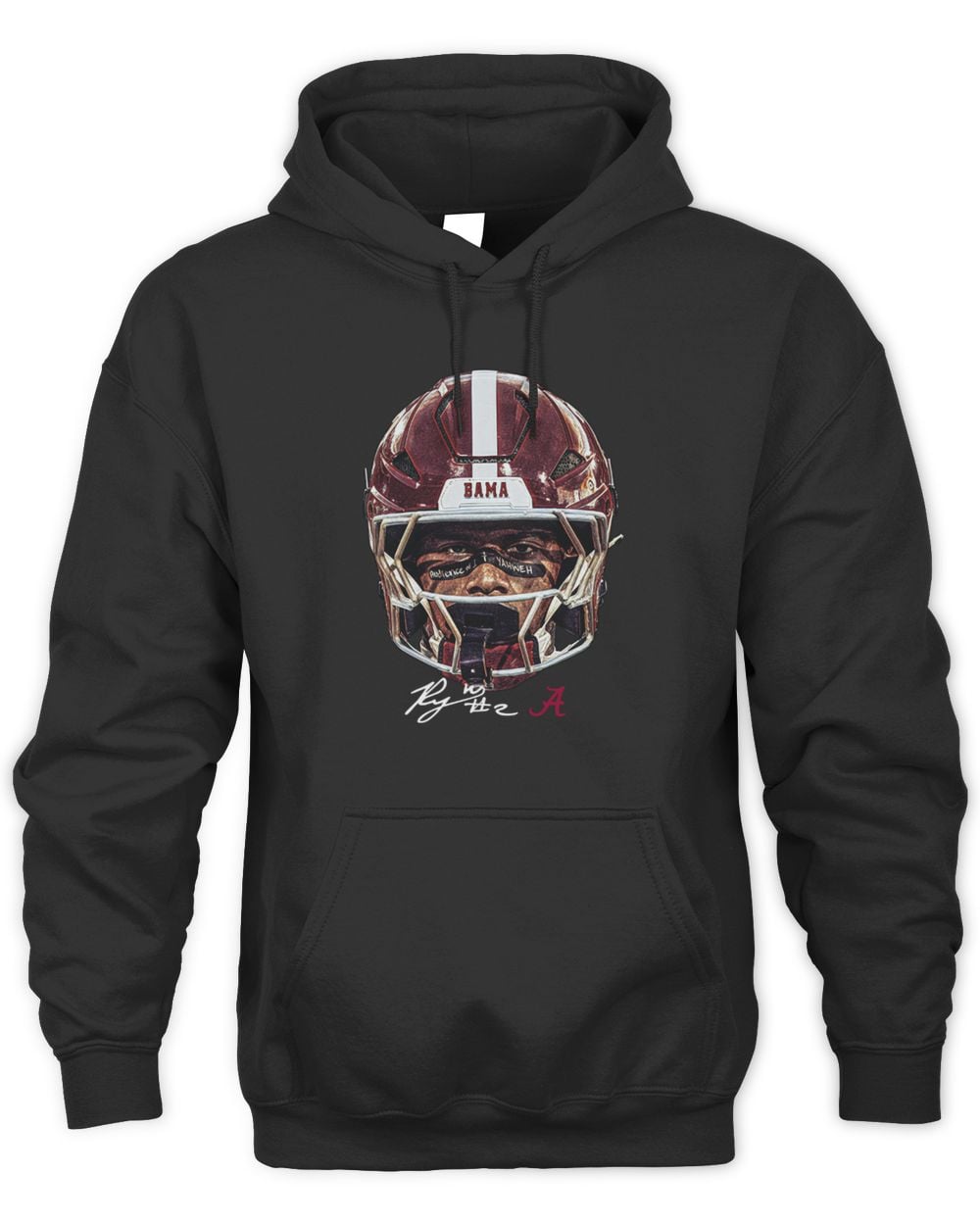Ryan Williams Alabama Crimson Tide Unisex Game Face NIL Hoodie Sweatshirt
