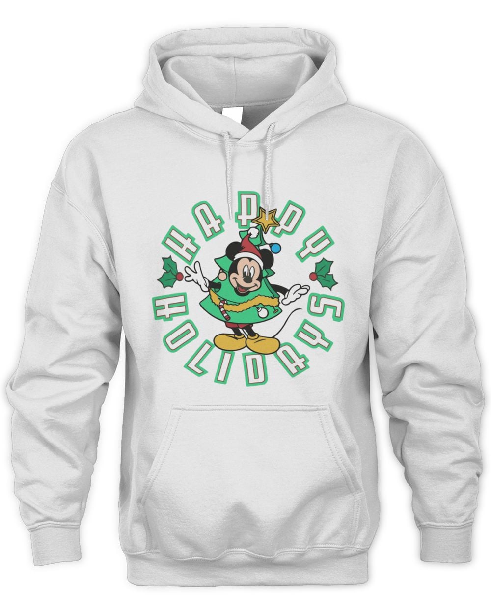 Mickey Mouse Happy Holidays Christmas Hoodie Sweatshirt