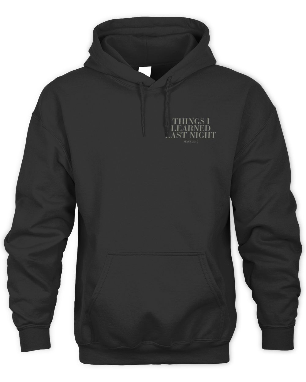 Things I Learned Last Night Fiddle Off Graphic Hoodie Sweatshirt