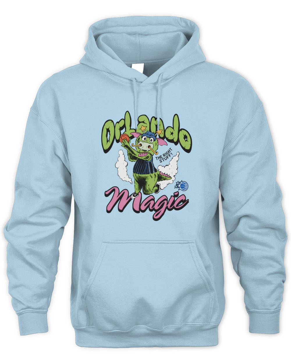 omage Royal Orlando Magic The Right Stuff Tri-Blend Hoodie Sweatshirt