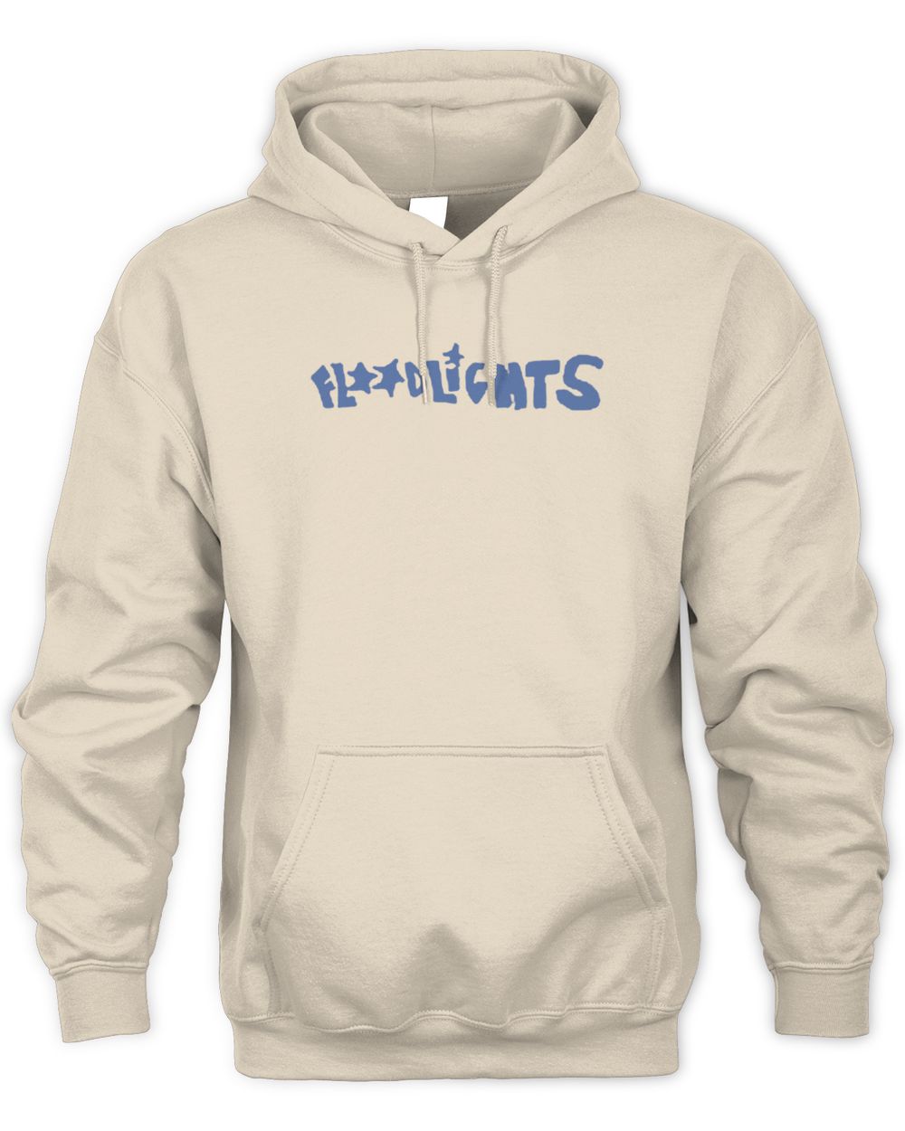 Floodlights Text Yellow Hoodie Sweatshirt