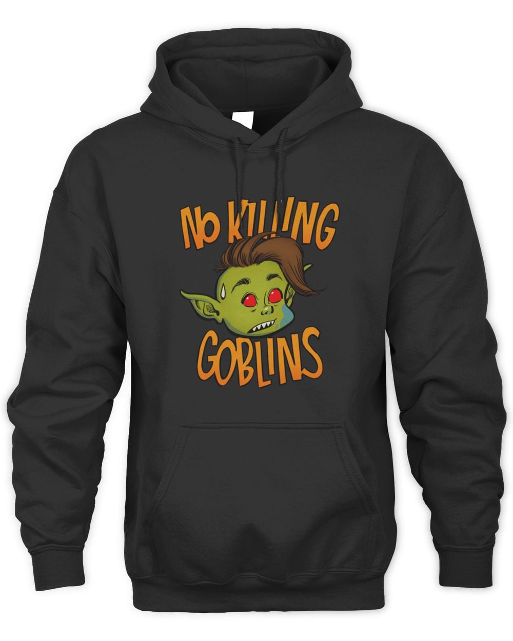 The Wandering Inn Store No Killing Goblins Denim Hoodie Sweatshirt