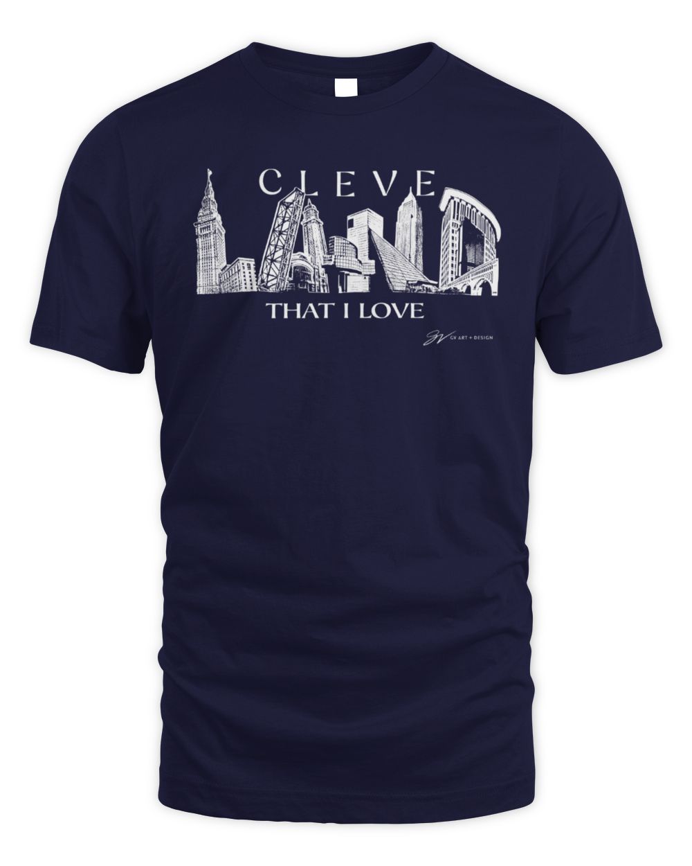 GV Art And Design Cleveland Landmarks Tee