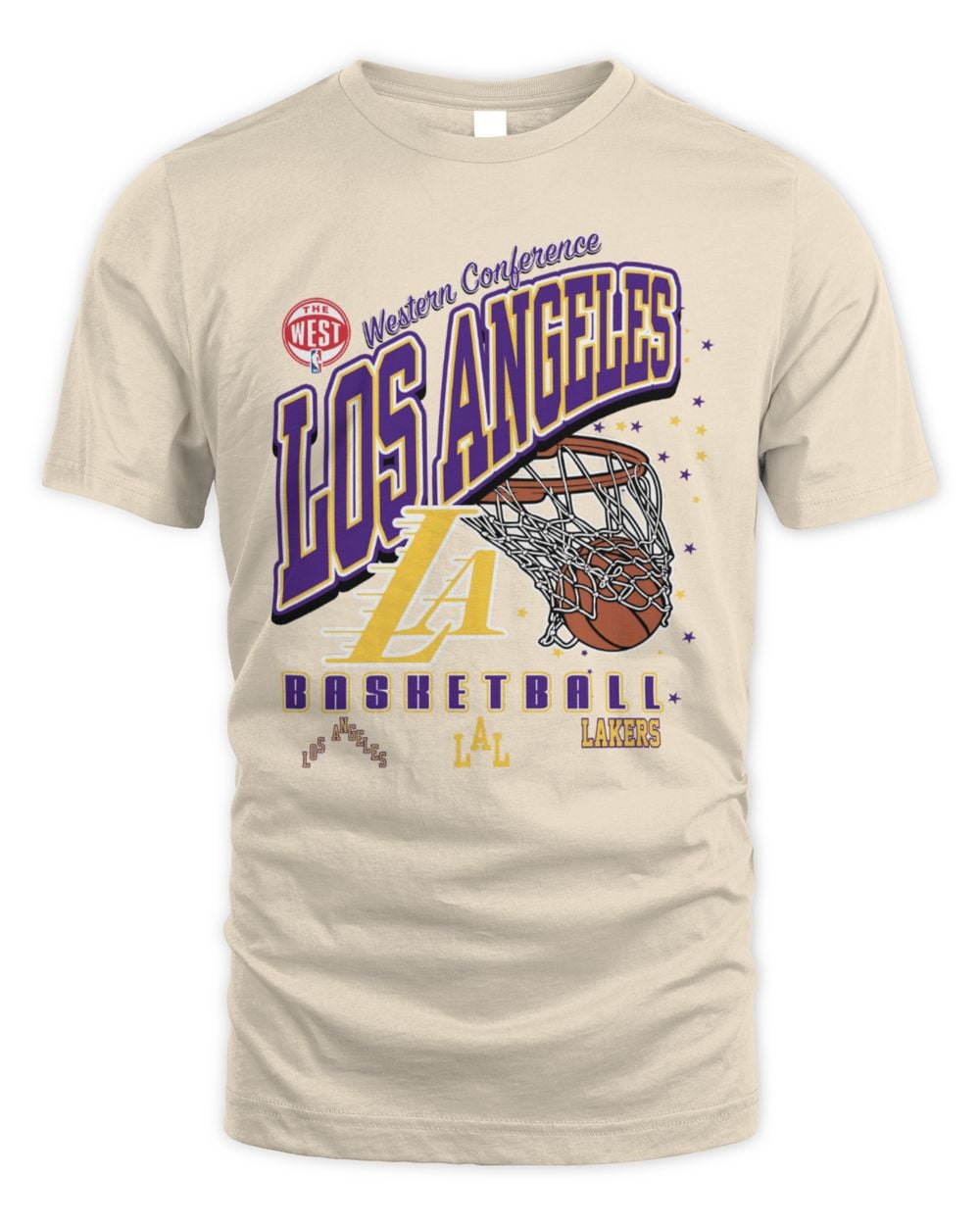 Los Angeles Lakers 2025 City Edition Stone T-Shirt