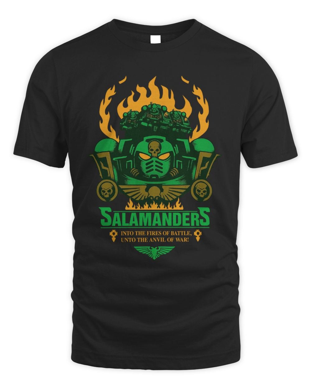 Salamanders Fires of Battle T Shirt