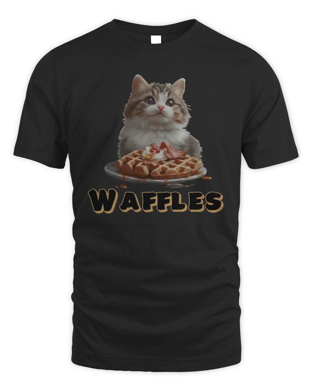 Reel Crazy Merch Waffles Tee Shirt