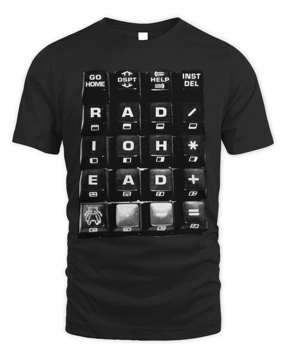 Radiohead Merch 2025 Black Tour T-Shirt