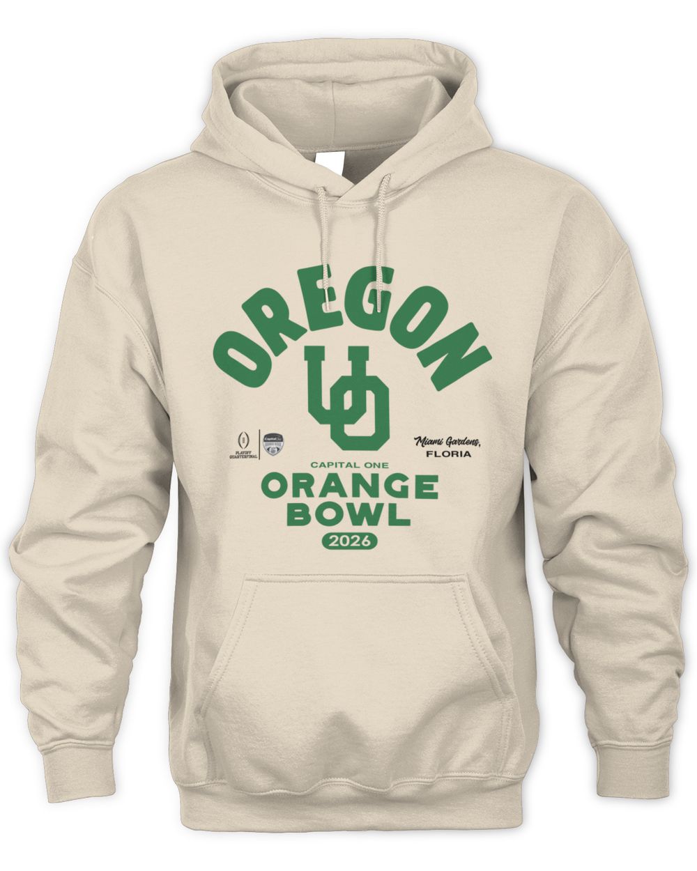 Oregon 2026 Capital One Orange Bowl Bound Hoodie Sweatshirt