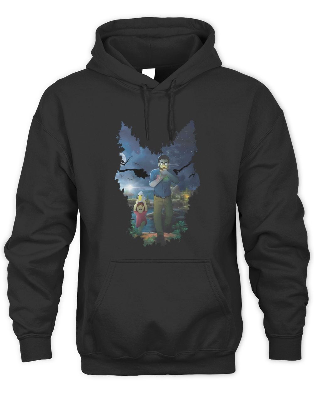 The Adventure Game Merch The Night Is Grey Hoodie Sweatshirt