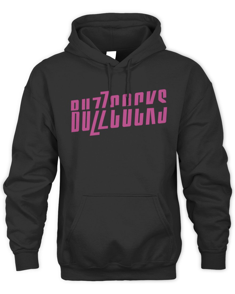 Buzzcocks Pink Logo Black Hoodie Sweatshirt