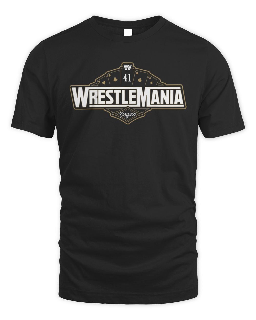 Black WrestleMania 41 Event Logo Tshirt