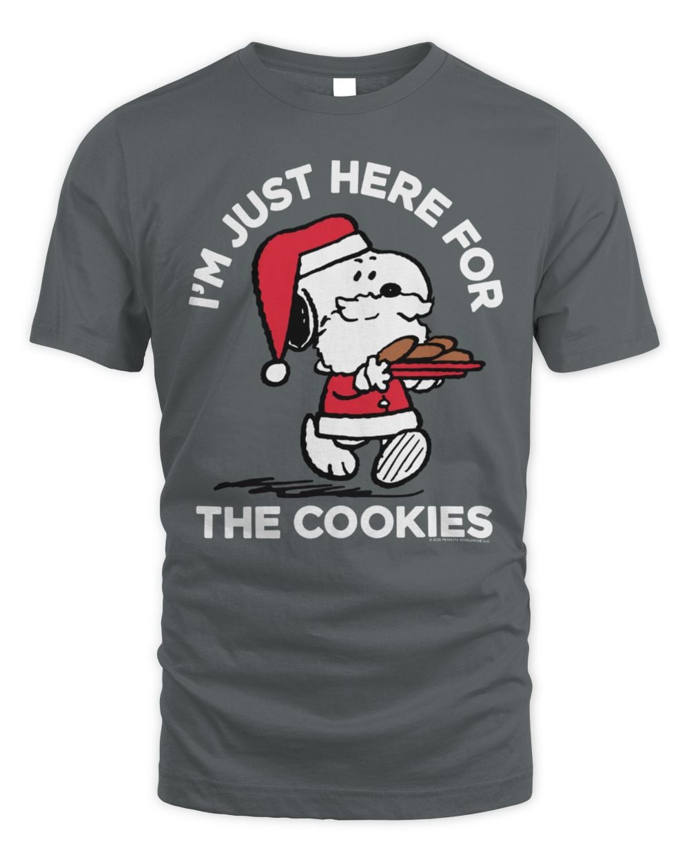 Snoopy I'm Just Here For The Cookies Tee Shirt
