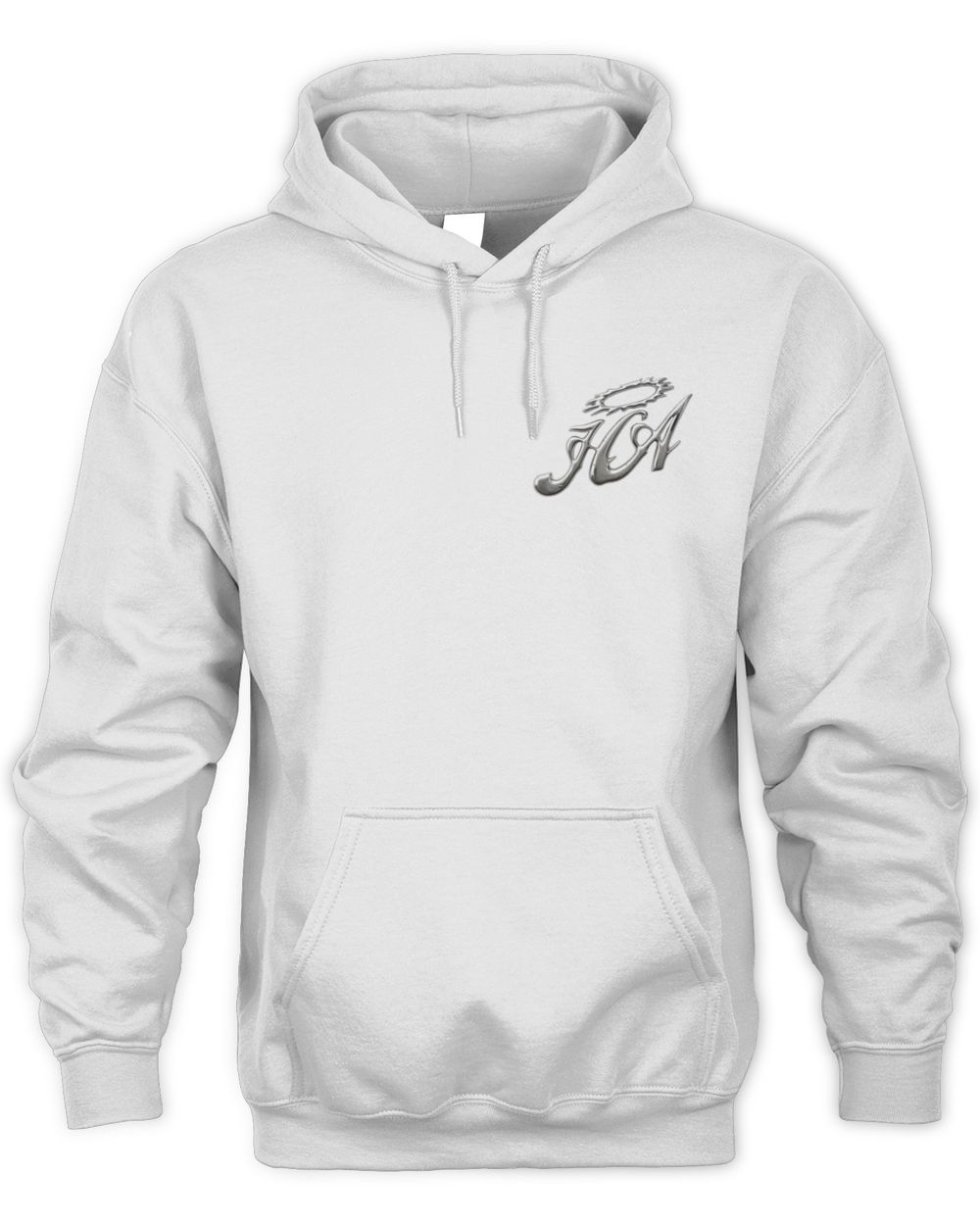 Hallucina White Chrome Bottle Hoodie Sweatshirt