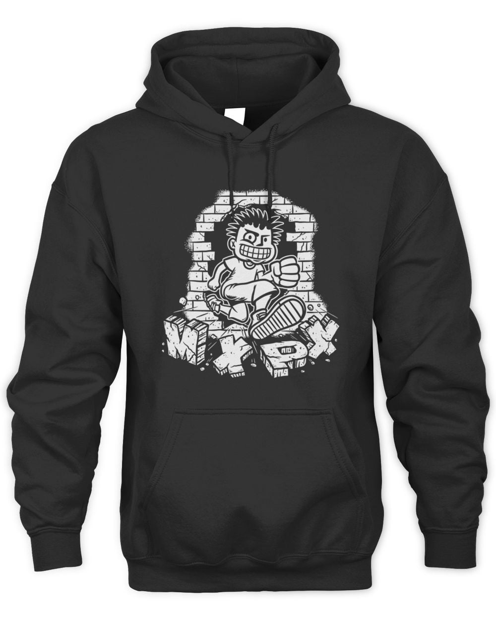 MXPX Merch Brick Black Hoodie Sweatshirt