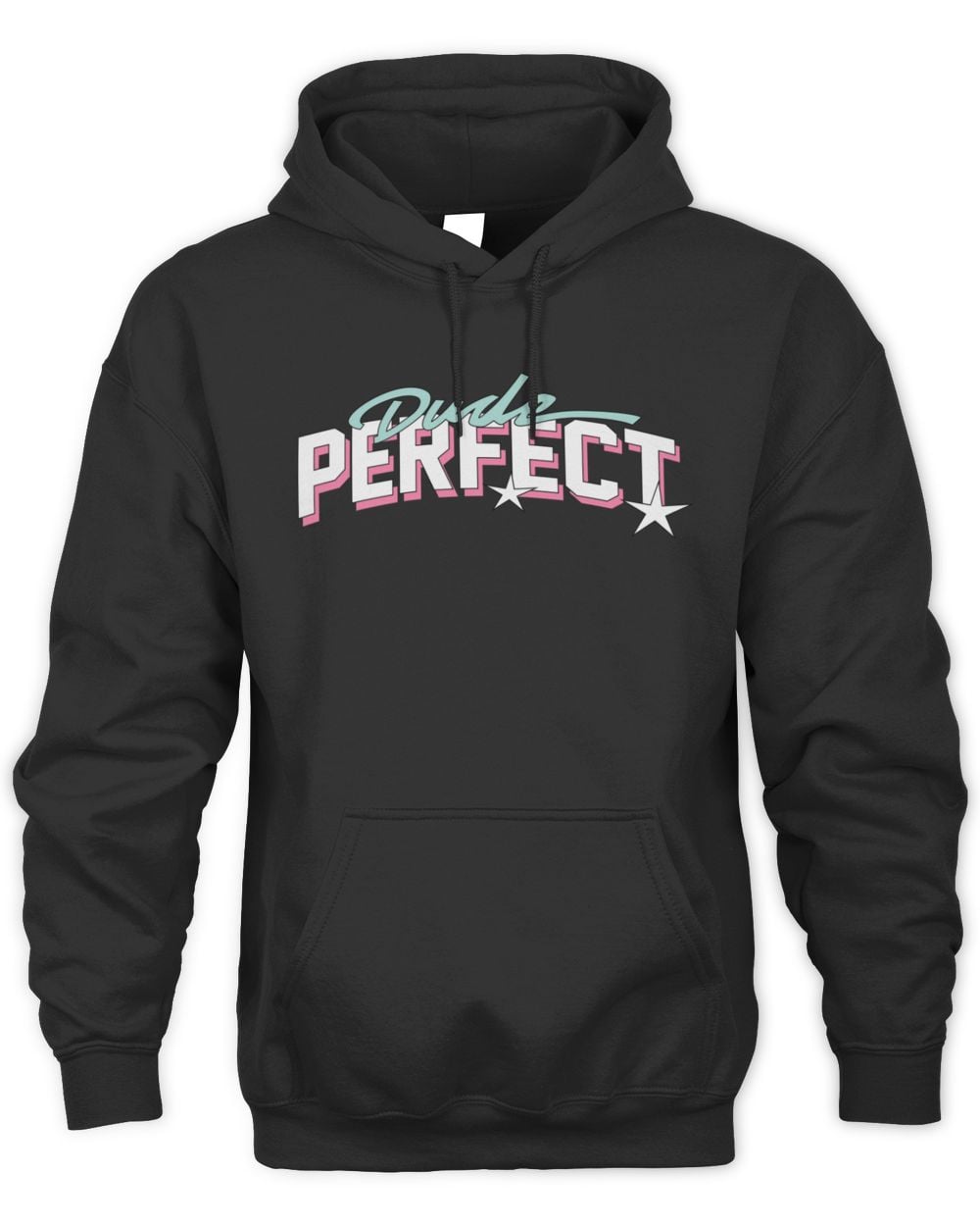 Dude Perfect Official Store Dude Script Hoodie Black