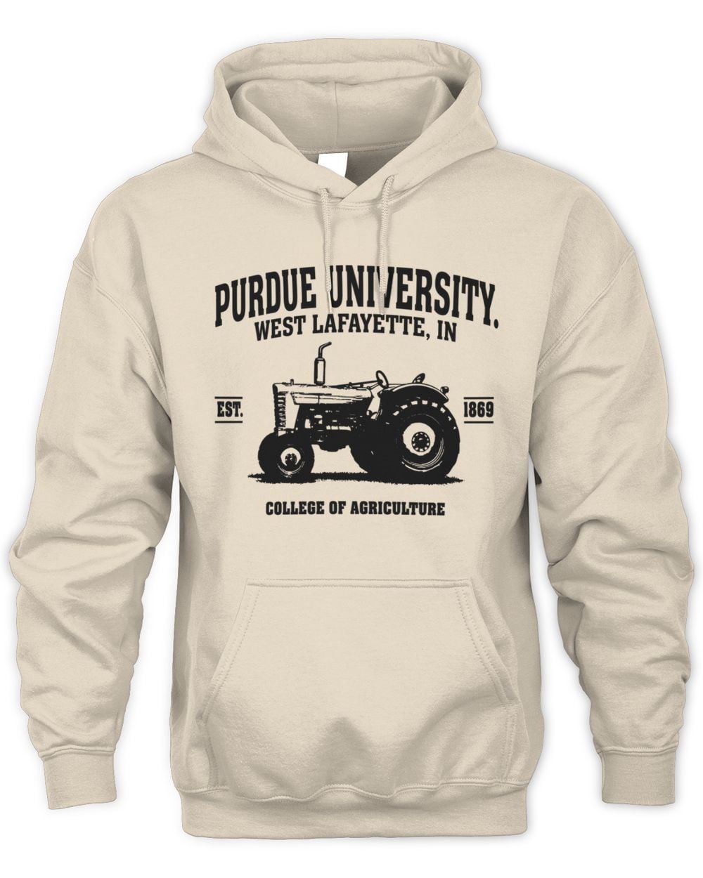 Purdue Boilermakers Vegas Gold Agriculture Tractor Hoodie Sweatshirt