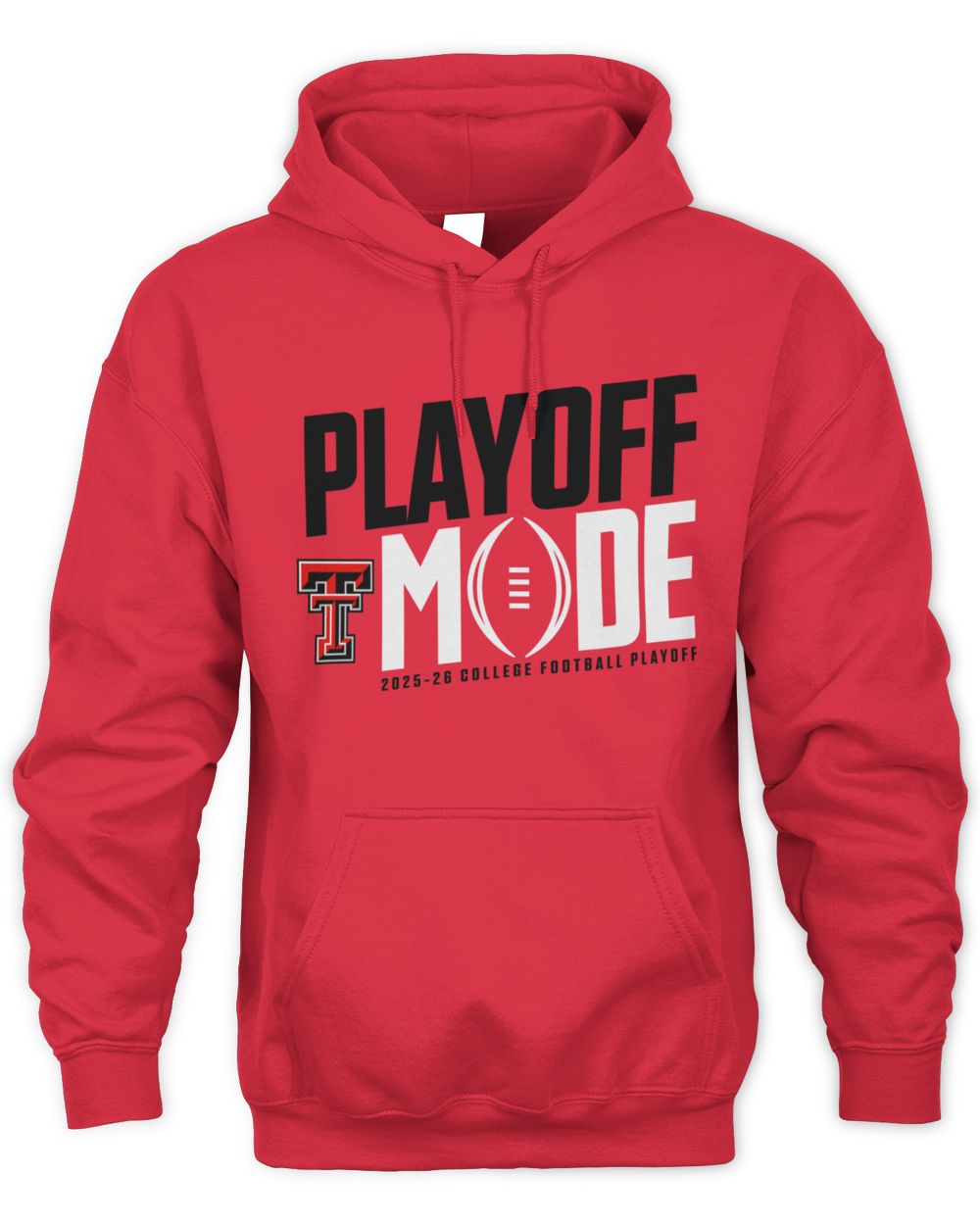 Texas Tech Red Raiders 2025-26 College Football Playoff Pass Protection Official Hoodie Sweatshirt