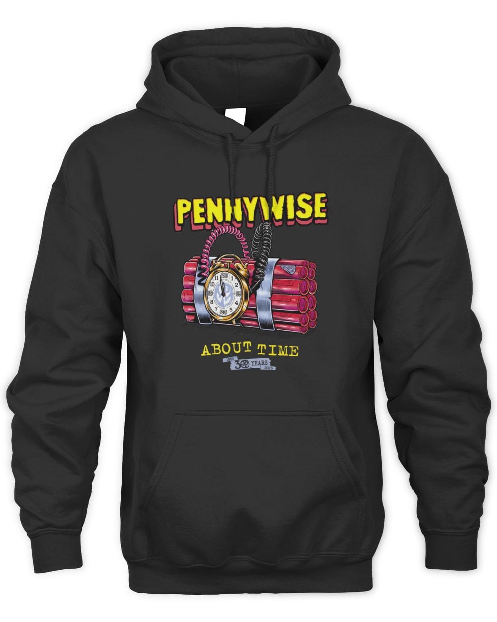 Pennywise Official Store About Time 30yr Anniversary Hoodie Sweatshirt