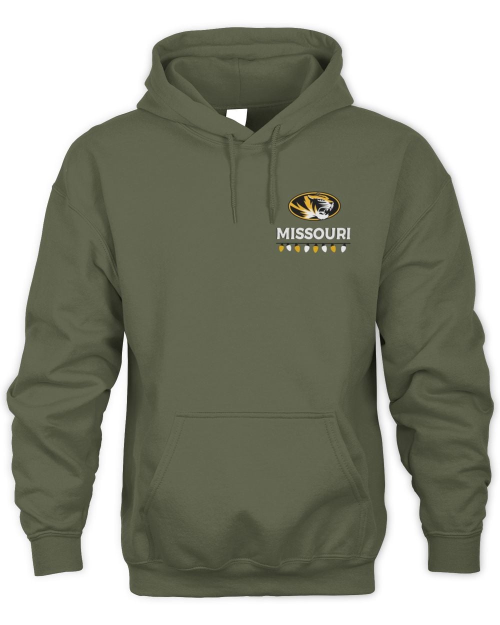 Men's Missouri Tigers Merry Christmas Tree Hoodie Sweatshirt