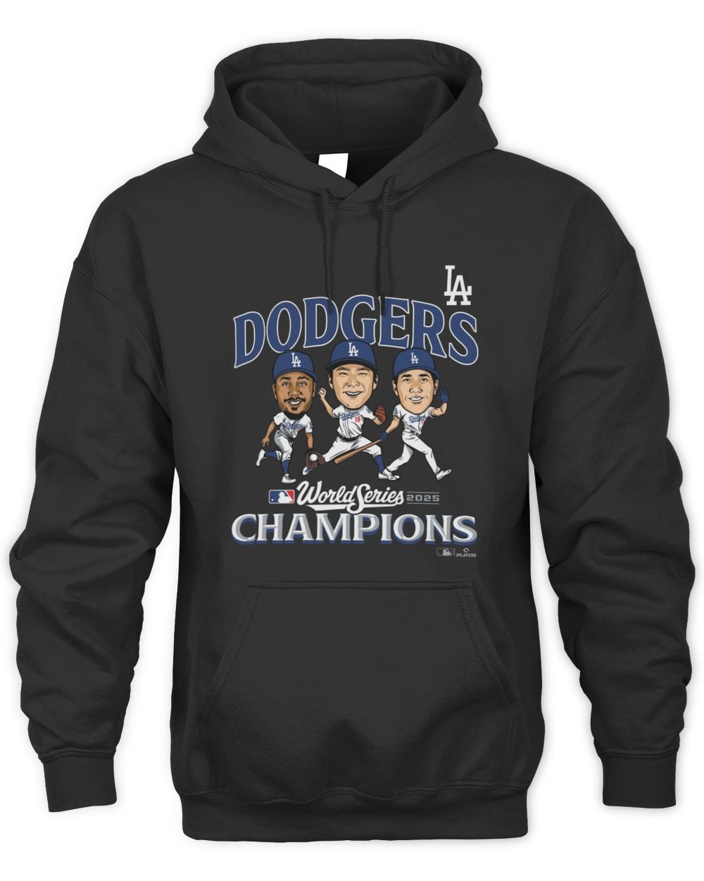 Men's Los Angeles Dodgers 2025 World Series Champions Appeal Play Hoodie Sweatshirt