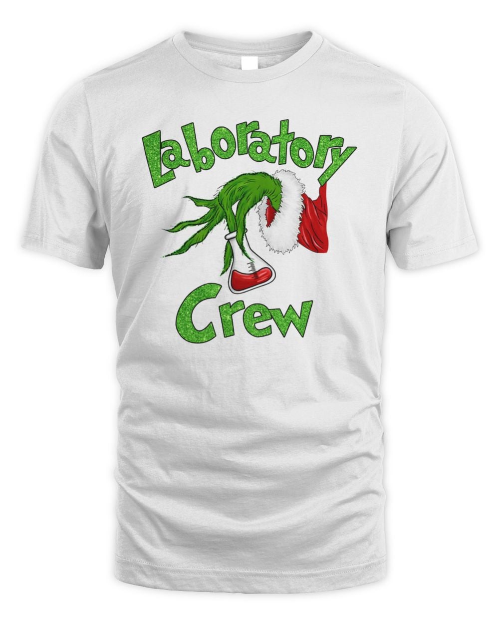 Hand Laboratory Crew White T-Shirt