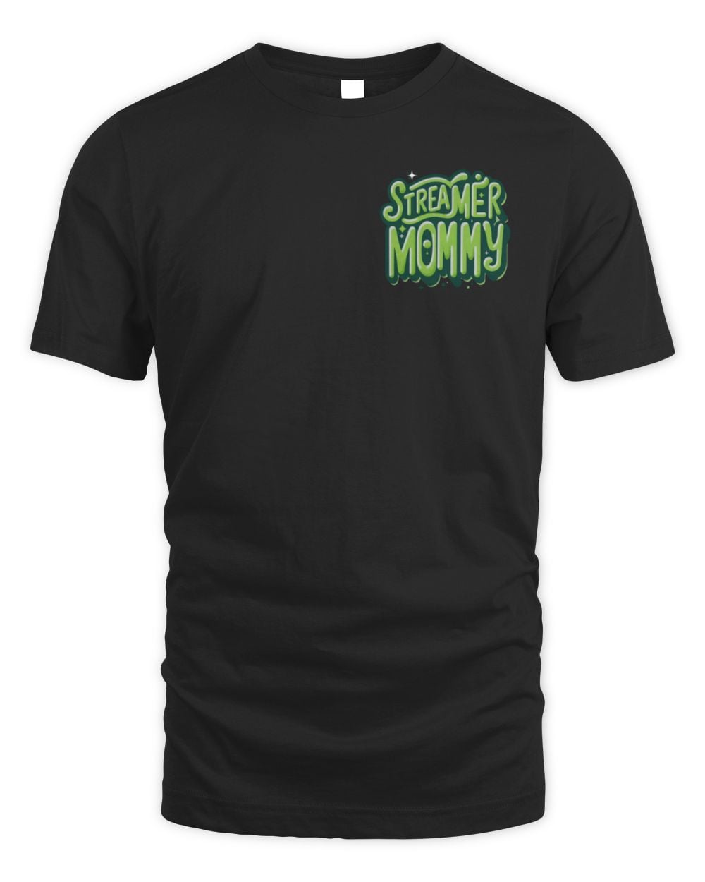 Hot Box Fam Streamer Mommy Green Logo Tee