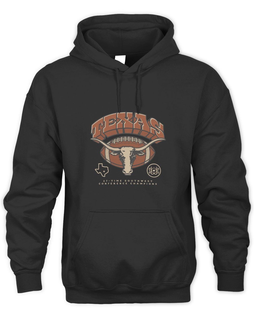 Texas Longhorns Homefield Bevo Football Vault Boxy Hoodie