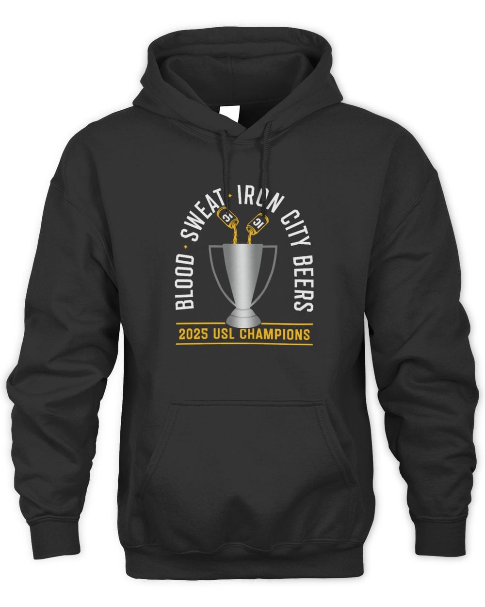Pittsburgh Clothing Co. Blood. Sweat. Champs. Hoodie Black